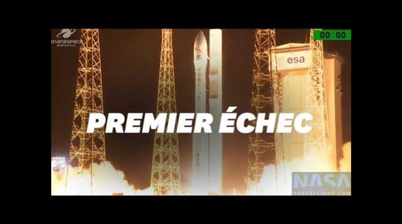 Arianespace a vécu un premier échec de la fusée Vega