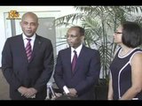 Prezidan Michel Joseph Martelly rankontre avek ansyen Prezidan Aristide lakay li