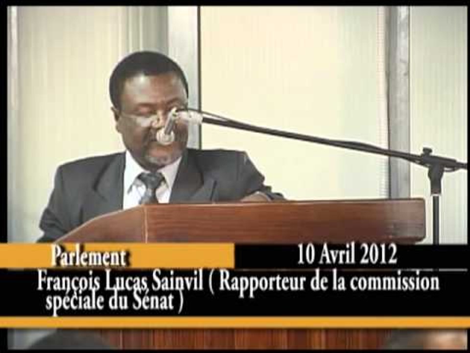Palman,François Lucas Sainvil ( Rapòtè komisyon espesyal sena}