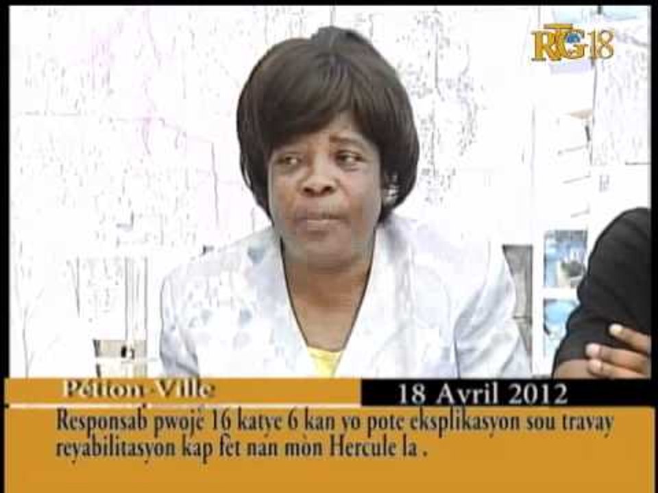 Eksplikasyon sou travay reyabilitasyon kap fèt nan mòn Hercule la