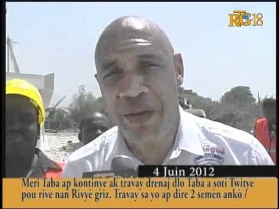 Meri Taba ap kontinye ak travay drenaj dlo Taba a soti Twitye pou rive nan Rivyè griz.