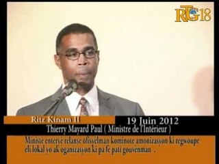 Ministè enteryè relanse ofisyèlman kominote amonizasyon ki regwoupe eli lokal yo