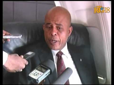 Bilan Vwayaj Prezidan Michel Joseph Martelly apre vizit li nan peyi Equateur.