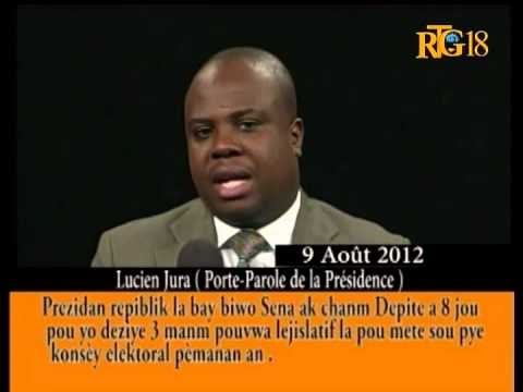 Prezidan repiblik la bay biwo Sena ak Chanm Depite a 8 jou pou yo deziye 3 manm pouvwa lejislatif la