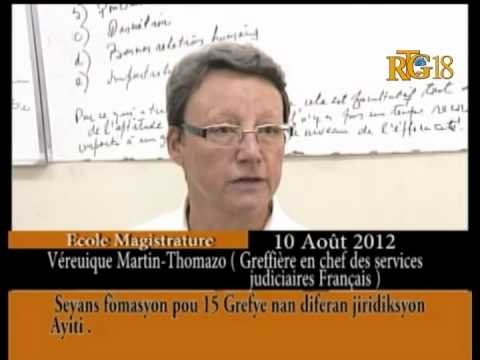 Seyans fòmasyon pou 15 Grefye nan diferan jiridiksyon Ayiti.