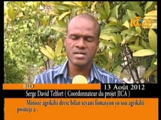 Download Video: Ministè agrikilti drese bilan seyans fòmasyon yo sou agrikilti pwoteje a.