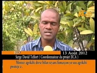Ministè agrikilti drese bilan seyans fòmasyon yo sou agrikilti pwoteje a.