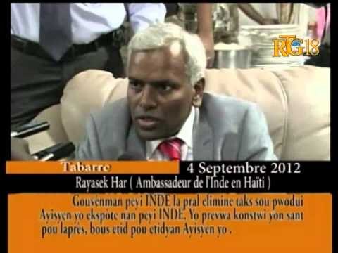 Gouvènman peyi INDE la pral elimine taks sou pwodwi Ayisyen yo ekspòte nan peyi INDE.