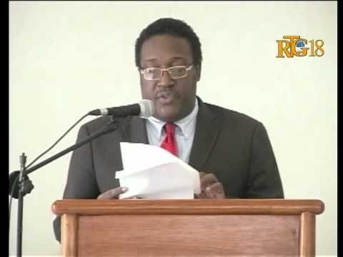 Seremoni kloti premyè sesyon konferans pou lansman akademi diplomatik la.