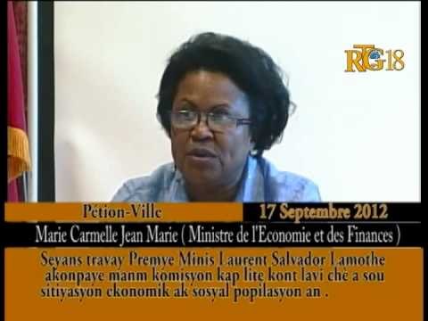Seyans travay Premye Minis Laurent Lamothe Salvador akonpaye manm komisyon kap lite kont lavi chè
