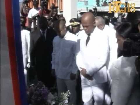 Seremoni nan memwa papa patri a Jean Jaques DESSALINES, 206 lane asaninay li.