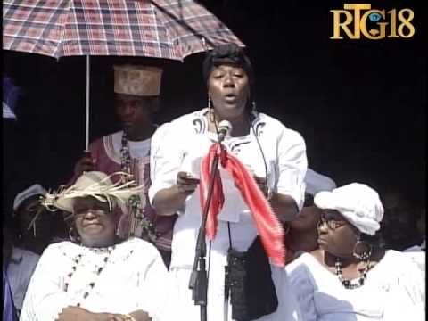 Seremoni Antèman Anperè Jean Jacques Dessalines sou Channmas