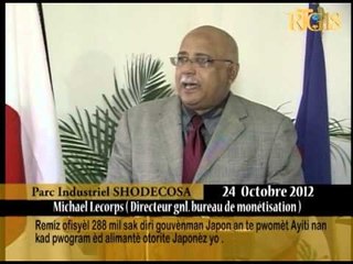 Remiz ofisyèl 288 mil sak diri gouvènman Japon an te pwomèt Ayiti