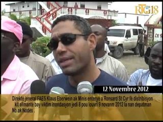 Distribisyon kit alimantè nan depatman Nò ak Nòdès.