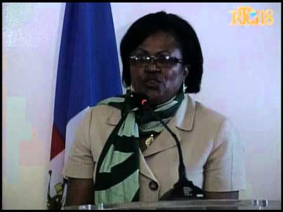 Premye Minis Laurent Salvador Lamothe ak Minis finans lan rankontre Prezidan Bank Mondyal la