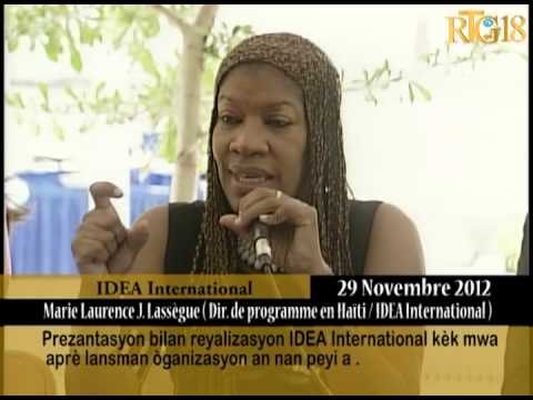 Prezantasyon bilan reyalizasyon IDEA International KèK mwa aprè lansman òganizaston an nan peyi a