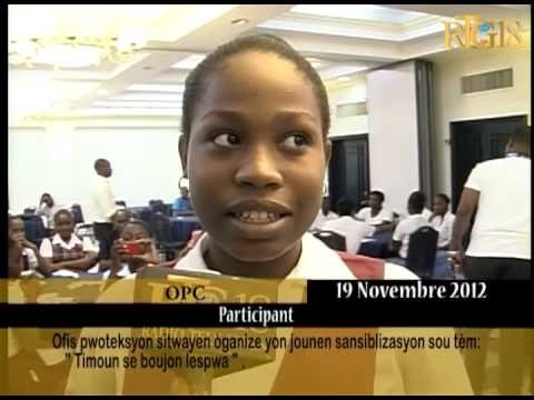 Ofis pwoteksyon sitwayen òganize yon jounen sansiblizasyon sou tèm ''Timoun se bonjon lespwa''.