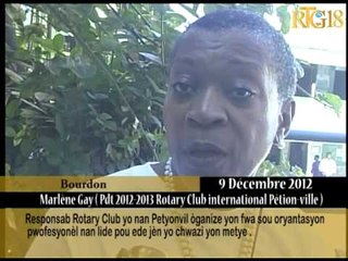 Responsab Rotary Club yo nan petyonvil òganize yon fwa Oryantasyon pwofesyonèl nan lide pou ede j