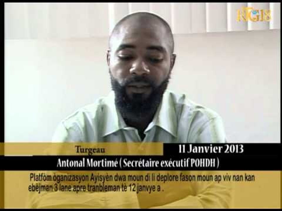 Platfòm òganizasyon Ayisyèn dwa moun di li deplore fason moun ap viv nan kan ebèjman 3 lane apre