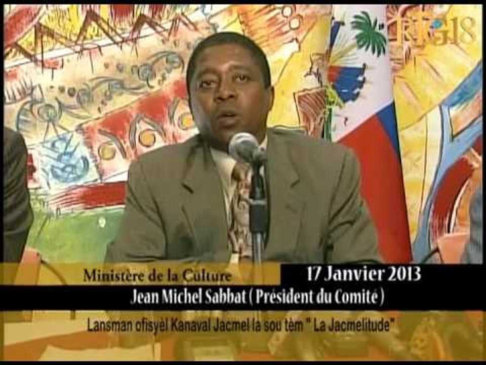 Lansman ofisyèl kanaval Jacmel la sou tèm ''La Jacmelitude''.