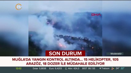Muğla'daki yangın