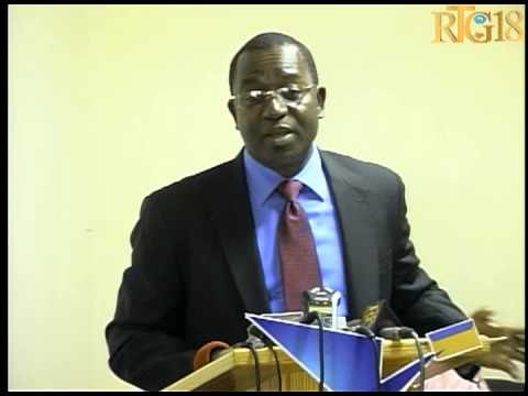 Seremonie enstalasyon nouvo Direktè jeneral Ofis pòs Ayiti a Chancenade Francois.