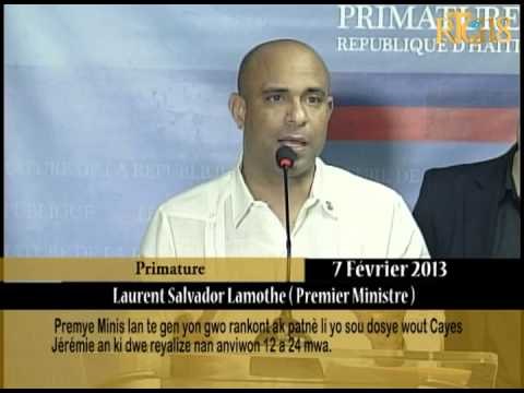 Premye Minis lan te gen yon gwo rankont ak patnè li yo sou dosye wout Cayes Jérémie an