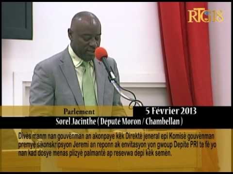 Divès manm nan gouvènman an akonpaye kèk Direktè jeneral reponn ak envitasyon yon gwoup Depite.