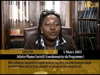 Minis edikasyon nasyonal la prezante komisyon kap dirije pwogram ensèsyon sosyal