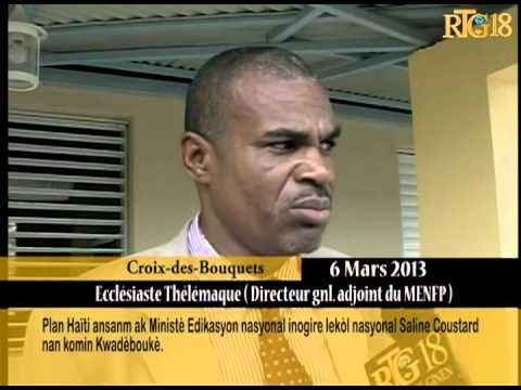 Plan Haïti ansanm ak Ministè Edikasyon nasyonal inogire lekòl nasyonal Saline Coustard.