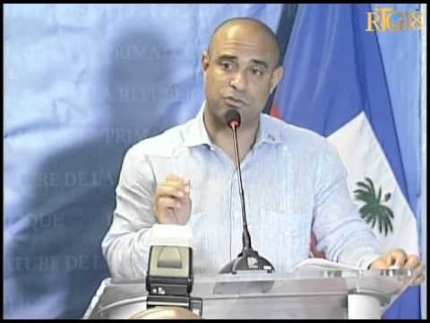 Rankont Premye Minis Laurent Salvador Lamothe ak PDG Western Union lan Hilmet Ersek.