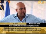 Prezidan Repiblik la Michel Joseph Martelly nan tèt yon delegasyon vizit nan komin St Marc