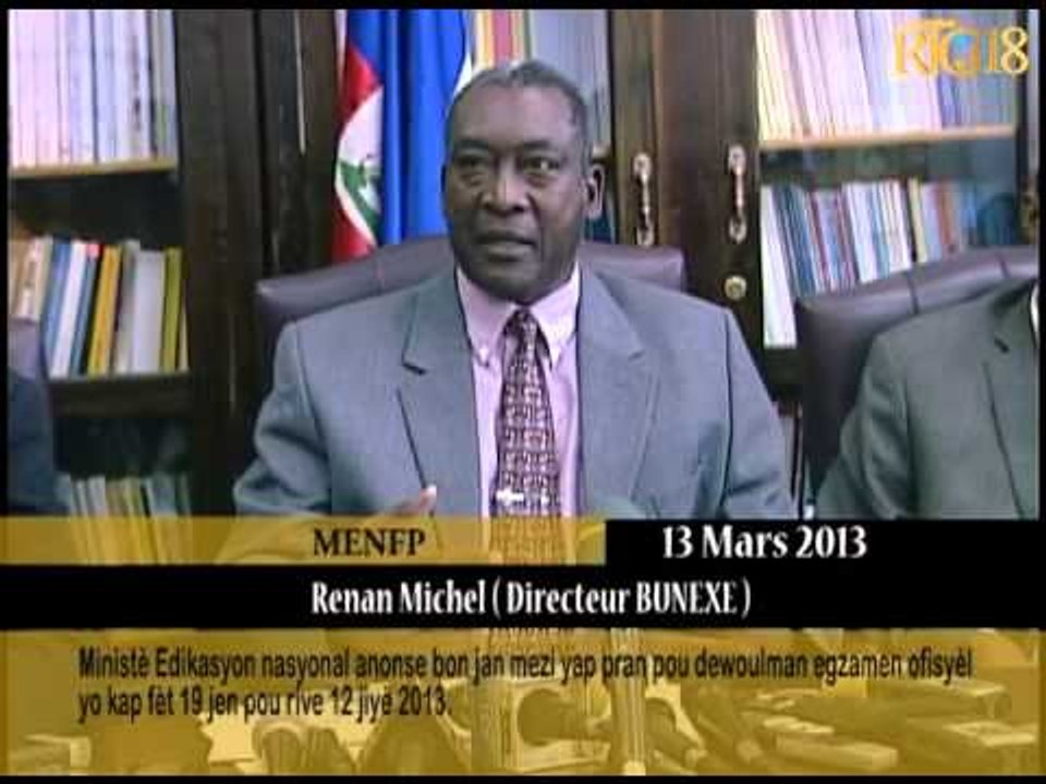 Ministè Edikasyon nasyonal anonse bon jan mezi yap pran pou dewoulman egzamen ofisyèl yo.