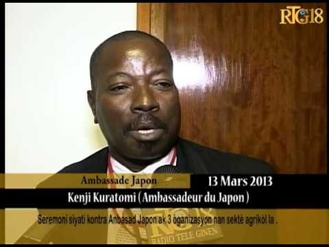 Seremoni siyati kontra Anbasad Japon ak 3 organizasyon nan sektè Agrikòl la.