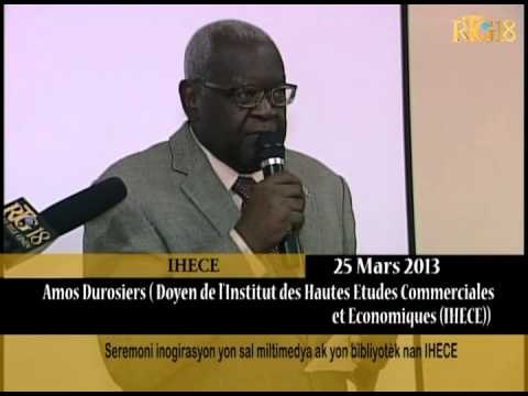 Seremoni inogirasyon yon sal mitimedya ak yon bibliyotèk nan IHECE.