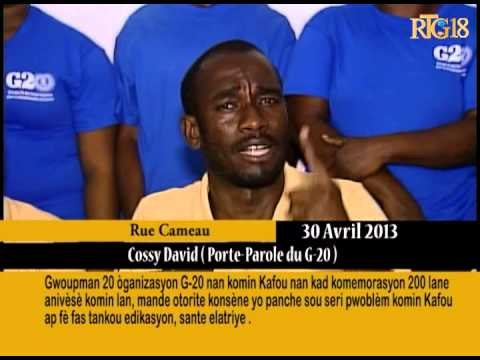 Gwoupman 20 òganizasyon G20 nan komin Kafou nan kad komemorasyon 200 lane anivèsè.