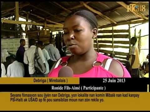 Seyans fòmasyon sou ijyèn nan Debriga, yon lokalite nan komin Mibalè