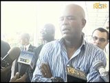 Prezidan Repiblik la Michel Joseph Martelly akonpaye Minis Afè sosyal la Charles Jean Jacques.