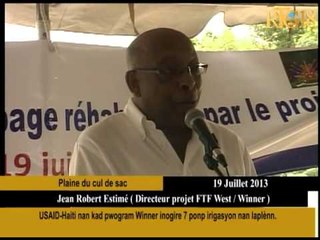 USAID Haïti nan kad pwogram Winner inogire 7 ponp irigasyon nan laplènn