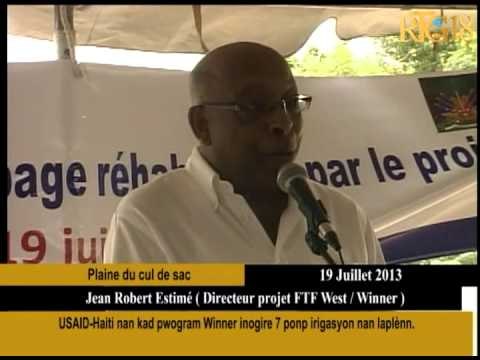 USAID Haïti nan kad pwogram Winner inogire 7 ponp irigasyon nan laplènn