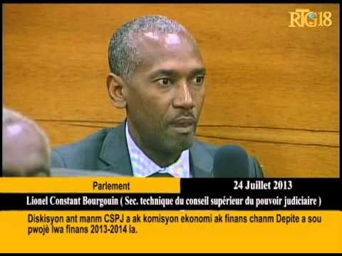 Diskisyon ant manm CSPJ a ak komisyon ekonomi ak finans chanm Depite a