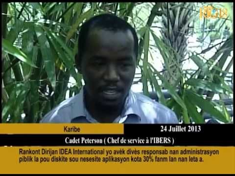 Rankont Dirijan IDEA International yo avèk divès responsab nan administrasyon piblik