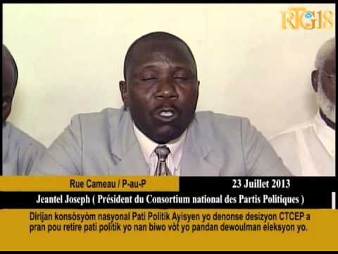 Dirijan konsòsyòm nasyonal Pati Politik Ayisyen yo denonse desizyon CTCEP a