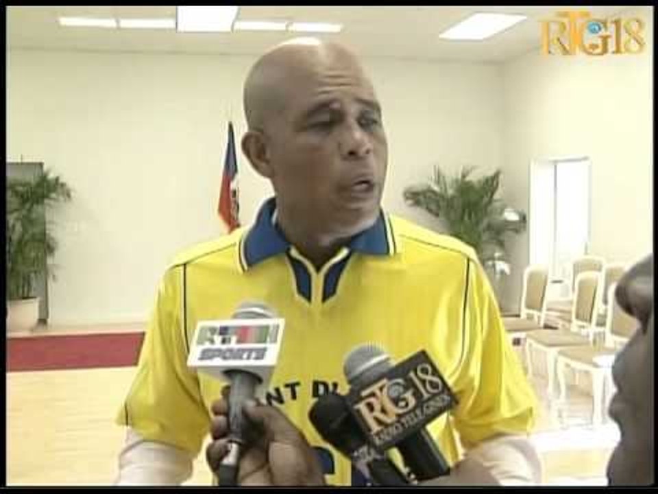 S.E.M Michel Joseph Martelly  President de la République d'Haïti President d'honneur du RACING CLUB