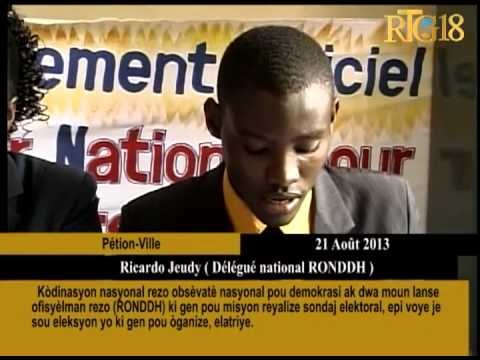 Kòdinasyon nasyonal rezo obsèvatè nasyonal pou demokrasi ak dwa moun lanse ofisyèlman rezo RONDDH) k