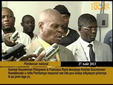 Komisè Gouvènman Pòtoprens la Francisco René akonpaye Komisè Gouvènman Kwadèboukè a vizite Penitansy