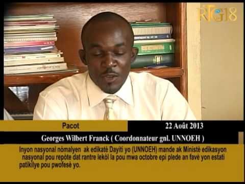 Inyon nasyonal nòmalyen ak edikatè Dayiti yo UNNOEH) mande ak Ministè edikasyon nasyonal pou repòte