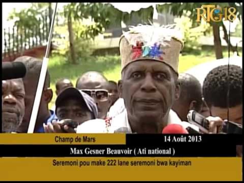 Seremoni pou make 222 lane seremoni bwa kayiman