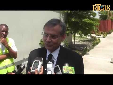 Anbasadè peyi Brezil la an Ayiti a José Luis Machado e Costa e Costa vizite Palman Ayisyen an pou di