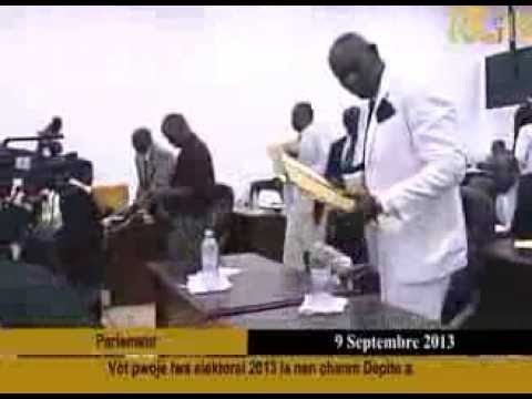 Vòt pwojè lwa elektoral la nan chanm depite a